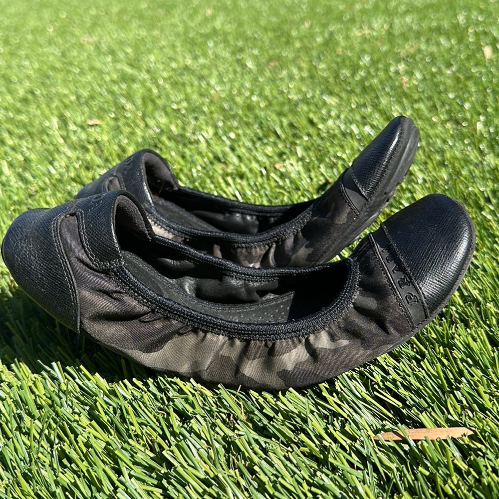 Prada Sport scrunched ballet flat